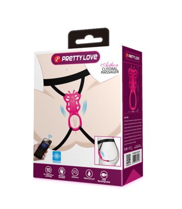 PRETTY LOVE BUTTERFLY APP CONTROL PANTY MASSAGER PINK