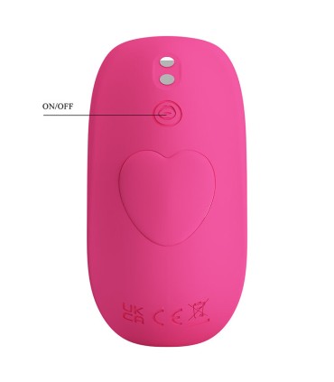 PRETTY LOVE HAZELYNN 12 FUNCTION APP CONTROL MASSAGER PINK