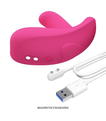 PRETTY LOVE HAZELYNN 12 FUNCTION APP CONTROL MASSAGER PINK