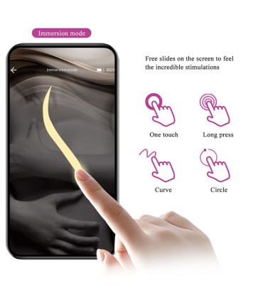 PRETTY LOVE HAZELYNN 12 FUNCTION APP CONTROL MASSAGER PINK