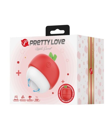 PRETTY LOVE RECHARGEABLE TONGUE EFFECT CLITORAL STIMULATOR RED
