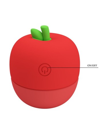 PRETTY LOVE RECHARGEABLE TONGUE EFFECT CLITORAL STIMULATOR RED