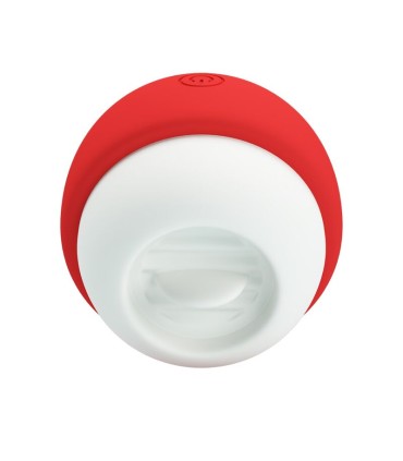 PRETTY LOVE RECHARGEABLE TONGUE EFFECT CLITORAL STIMULATOR RED