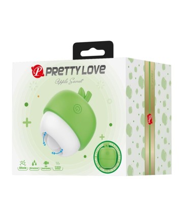 PRETTY LOVE RECHARGEABLE TONGUE EFFECT CLITORAL STIMULATOR GREEN