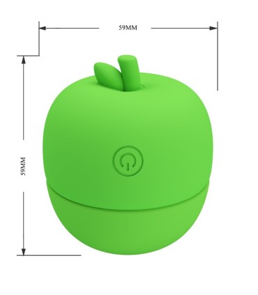 PRETTY LOVE RECHARGEABLE TONGUE EFFECT CLITORAL STIMULATOR GREEN