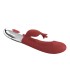 PRETTY LOVE ROSEWOOD RABBIT VIBRATOR 30 FUNCTIONS USB RECHARGEABLE RED