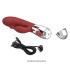 PRETTY LOVE ROSEWOOD RABBIT VIBRATOR 30 FUNCTIONS USB RECHARGEABLE RED