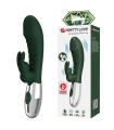 PRETTY LOVE - NAUGHTY BUNNY RABBIT VIBRATOR 30 FUNCTIONS USB RECHARGEABLE GREEN