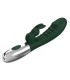 PRETTY LOVE NAUGHTY BUNNY RABBIT VIBRATOR 30 FUNCTIONS USB RECHARGEABLE GREEN