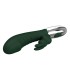 PRETTY LOVE NAUGHTY BUNNY RABBIT VIBRATOR 30 FUNCTIONS USB RECHARGEABLE GREEN