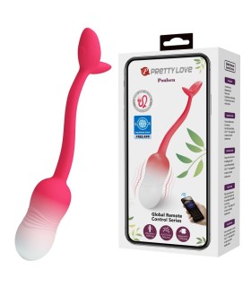 PRETTY LOVE PULSEN APP CONTROL VIBRATING EGG 12 FUNCTIONS USB RECHARGEABLE PINK
