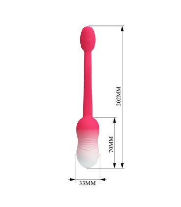 PRETTY LOVE PULSEN APP CONTROL VIBRATING EGG 12 FUNCTIONS USB RECHARGEABLE PINK