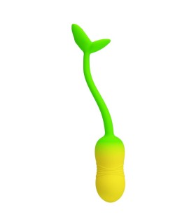 PRETTY LOVE PULSEN APP CONTROL VIBRATING EGG 12 FUNCTIONS USB RECHARGEABLE GREEN YELLOW