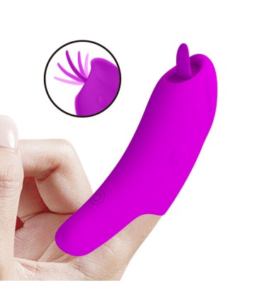 PRETTY LOVE PETERSON HONEY FINGER RECHARGEABLE FINGER VIBRATOR PURPLE