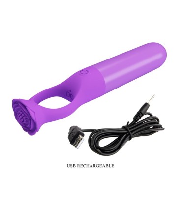 PRETTY LOVE GIANA RECHARGEABLE MINI VIBRATOR MASSAGER PURPLE
