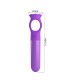 PRETTY LOVE GIANA RECHARGEABLE MINI VIBRATOR MASSAGER PURPLE