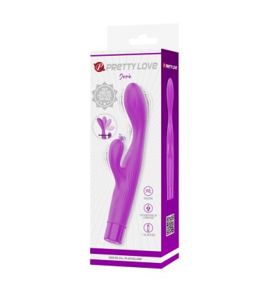 PRETTY LOVE JENE DUAL STIMULATION G SPOT AND CLITORAL VIBRATOR PURPLE