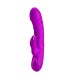 PRETTY LOVE MONICA RECHARGEABLE DUAL STIMULATION G SPOT AND CLITORAL VIBRATOR PURPLE