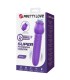 PRETTY LOVE DANNELL RECHARGEABLE ORAL AND CLITORAL STIMULATOR VIBRATOR PURPLE