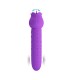 PRETTY LOVE DANNELL RECHARGEABLE ORAL AND CLITORAL STIMULATOR VIBRATOR PURPLE