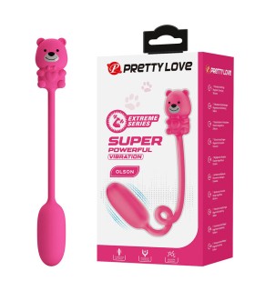 PRETTY LOVE OLSON RECHARGEABLE BULLET VIBRATOR WITH WIRED CONTROLLER PINK