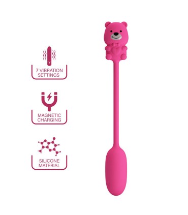 PRETTY LOVE OLSON RECHARGEABLE BULLET VIBRATOR WITH WIRED CONTROLLER PINK