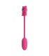 PRETTY LOVE OLSON RECHARGEABLE BULLET VIBRATOR WITH WIRED CONTROLLER PINK