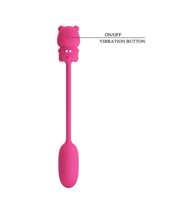 PRETTY LOVE OLSON RECHARGEABLE BULLET VIBRATOR WITH WIRED CONTROLLER PINK