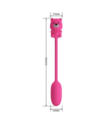 PRETTY LOVE OLSON RECHARGEABLE BULLET VIBRATOR WITH WIRED CONTROLLER PINK