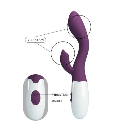 PRETTY LOVE BRIGHTY VIBRADOR PUNTO G MORADO
