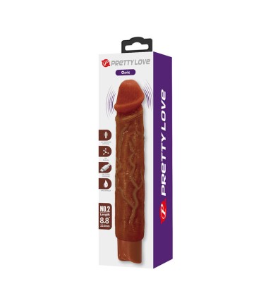 PRETTY LOVE OWEN REALISTIC VIBRATOR 225 CM O 45 CM BROWN