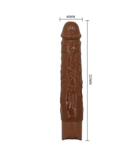 PRETTY LOVE OWEN REALISTIC VIBRATOR 225 CM O 45 CM BROWN