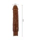 PRETTY LOVE DUKE REALISTIC VIBRATOR 235 CM O 48 CM BROWN