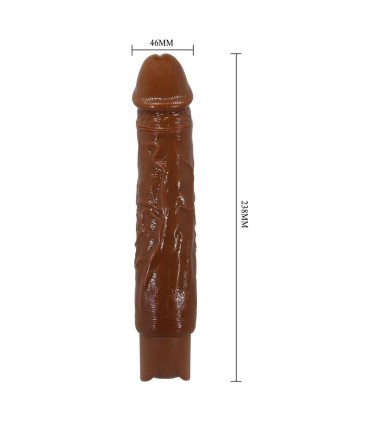 PRETTY LOVE DUKE REALISTIC VIBRATOR 235 CM O 48 CM BROWN