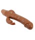 PRETTY LOVE ELLISON REALISTIC RABBIT VIBRATOR 226 CM O 42 CM BROWN
