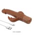 PRETTY LOVE ELLISON REALISTIC RABBIT VIBRATOR 226 CM O 42 CM BROWN