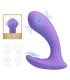 PRETTY LOVE ANDROMEDA RECHARGEABLE DUAL STIMULATION VIBRATOR PURPLE