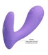 PRETTY LOVE ANDROMEDA RECHARGEABLE DUAL STIMULATION VIBRATOR PURPLE