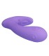 PRETTY LOVE ANDROMEDA RECHARGEABLE DUAL STIMULATION VIBRATOR PURPLE