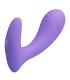PRETTY LOVE ANDROMEDA RECHARGEABLE DUAL STIMULATION VIBRATOR PURPLE