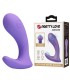 PRETTY LOVE ANDROMEDA RECHARGEABLE DUAL STIMULATION VIBRATOR PURPLE