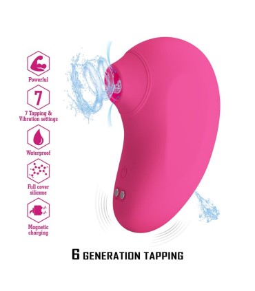 PRETTY LOVE ARILA RECHARGEABLE CLITORAL SUCTION STIMULATOR WITH VIBRATION PINK