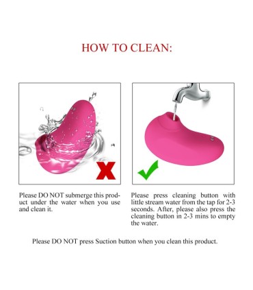 PRETTY LOVE ARILA RECHARGEABLE CLITORAL SUCTION STIMULATOR WITH VIBRATION PINK