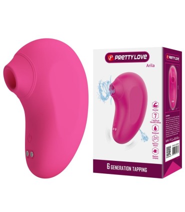 PRETTY LOVE ARILA RECHARGEABLE CLITORAL SUCTION STIMULATOR WITH VIBRATION PINK