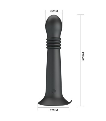 PRETTY LOVE STELLA USB RECHARGEABLE ROTATING AND THRUSTING MASSAGER