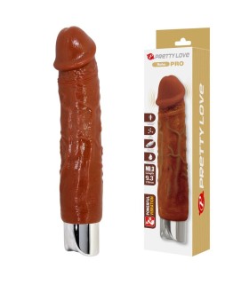PRETTY LOVE PRO REALISTIC VIBRATOR 235 CM O 48 CM BROWN