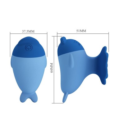 PRETTY LOVE DOLPHIN MINI USB RECHARGEABLE VIBRATOR