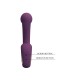 PRETTY LOVE BRYNNLEE RECHARGEABLE VIBRATOR WITH ORAL STIMULATOR 10 VIBRATIONS 5 LICKING FUNCTIONS PURPLE