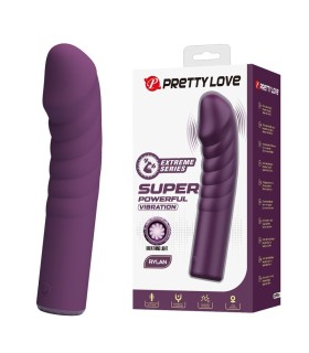 PRETTY LOVE RYLAND RECHARGEABLE VIBRATOR 10 FUNCTIONS PURPLE