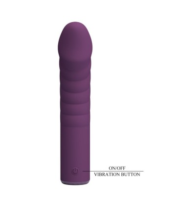 PRETTY LOVE RYLAND RECHARGEABLE VIBRATOR 10 FUNCTIONS PURPLE